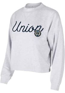Philadelphia Union Womens Grey Cumulus Crew Sweatshirt