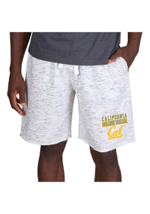 Concepts Sport Cal Golden Bears Mens White Alley Fleece Shorts