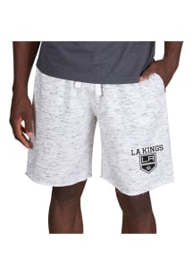 Concepts Sport Los Angeles Kings Mens White Alley Fleece Shorts