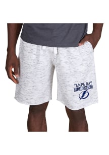 Concepts Sport Tampa Bay Lightning Mens White Alley Fleece Shorts
