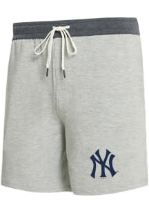 New York Yankees Mens Grey Domain Shorts