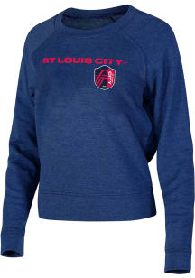 St Louis City SC Womens Navy Blue Mainstream Crew Sweatshirt