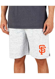Concepts Sport San Francisco Giants Mens White Throttle Knit Jam Shorts