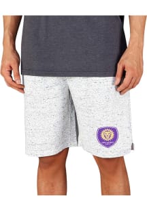 Concepts Sport Orlando City SC Mens White Throttle Knit Jam Shorts