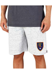 Concepts Sport Real Salt Lake Mens White Throttle Knit Jam Shorts