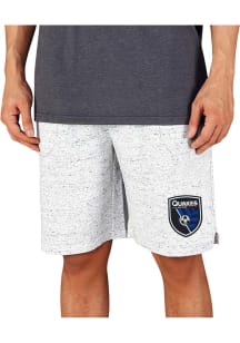 Concepts Sport San Jose Earthquakes Mens White Throttle Knit Jam Shorts