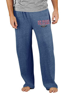 Concepts Sport New Orleans Pelicans Mens Navy Blue Mainstream Terry Sweatpants