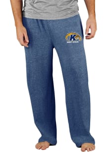 Concepts Sport Kent State Golden Flashes Mens Navy Blue Mainstream Terry Sweatpants