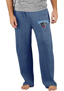 Concepts Sport Maine Black Bears Mens Navy Blue Mainstream Terry Sweatpants