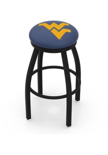 West Virginia Mountaineers Black Pub Stool - Black