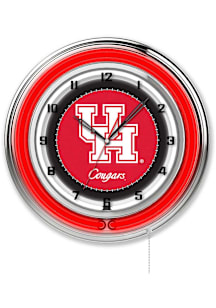 Houston Cougars 19in Neon Wall Clock