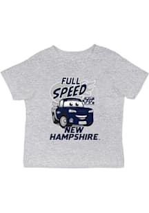 Vive La Fete New Hampshire Wildcats Infant Full Speed Short Sleeve T-Shirt Grey