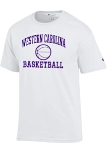Champion Western Carolina White Basketball Jersey Short Sleeve T Shirt