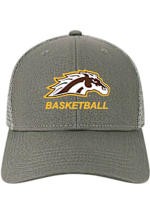 Western Michigan Broncos Basketball Mid Pro Trucker Adjustable Hat - Charcoal