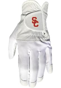 White USC Trojans Cool Mesh Gloves
