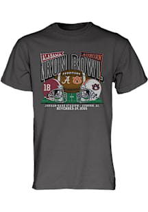 Blue 84 Auburn Tigers Black Football Iron Bowl vs Alabama Short Sleeve T Shirt