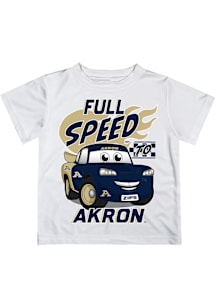 Vive La Fete Akron Zips Infant Full Speed Short Sleeve T-Shirt White