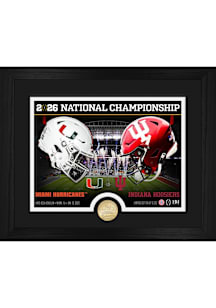 Indiana Hoosiers vs. Miami CFP National Championship 2026 Plaque