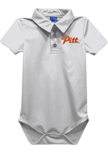 Vive La Fete Pitt State Gorillas Baby White Team Short Sleeve One Piece Polo