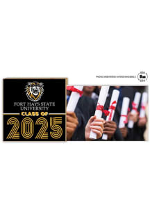 Fort Hays State Tigers Class of 2025 unique photo frame Picture Frame - Black