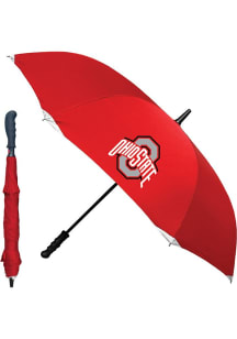 Red Ohio State Buckeyes Reverse Open Umbrella