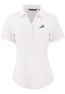 Cutter and Buck Florida Gulf Coast Eagles Womens White Forge Eco Polo Short Sleeve Polo Shirt