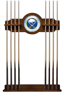 Buffalo Sabres Solid Wood Cue Rack Pool Table