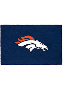 Denver Broncos Color Coir Fiber Door Mat