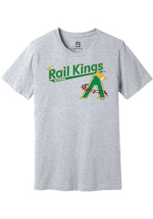 Summit Sportswear Altoona Curve Grey Rail Kings Theme Night 2025 Short Sleeve Fashion T Shirt