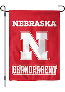 Nebraska Cornhuskers Grandparent Garden Flag - Red