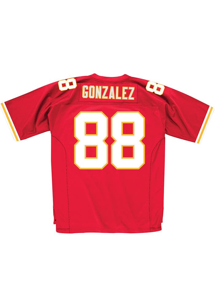 Men's Mitchell & Ness Tony Gonzalez Red Kansas City Chiefs Legacy Replica Jersey Size: Small