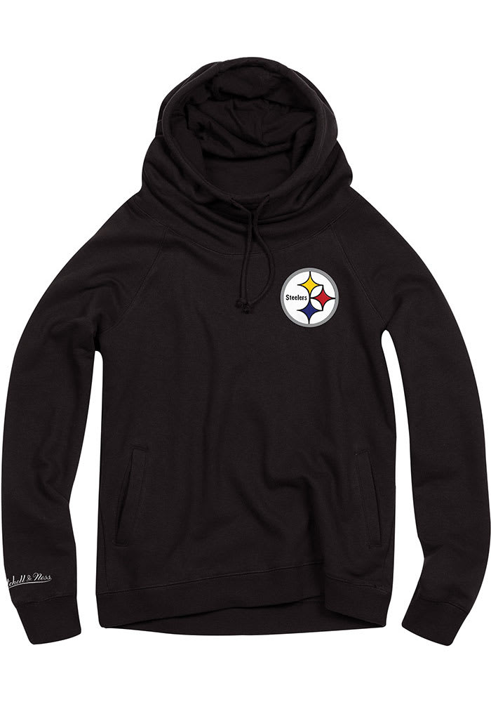 New Era Women's Black Pittsburgh Steelers Tie Dye Fleece Full-Zip