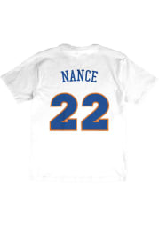 Larry Nance Jr Cleveland Cavaliers White Name And Number Short Sleeve Fashion Player T Shirt