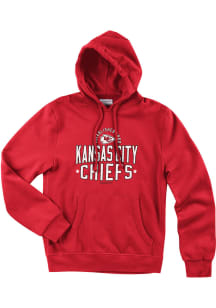Mitchell and Ness Kansas City Chiefs Mens Red Lock Long Sleeve Hoodie