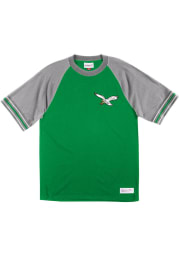 Mitchell and Ness Philadelphia Eagles Kelly Green Team Captain Short Sleeve Fashion T Shirt