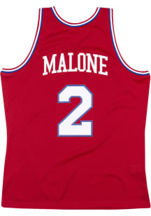 Moses Malone Philadelphia 76ers Mitchell and Ness 82-83 Road Swingman Jersey