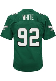 Reggie White Philadelphia Eagles Youth Kelly Green Mitchell and Ness 1990 Football Jersey
