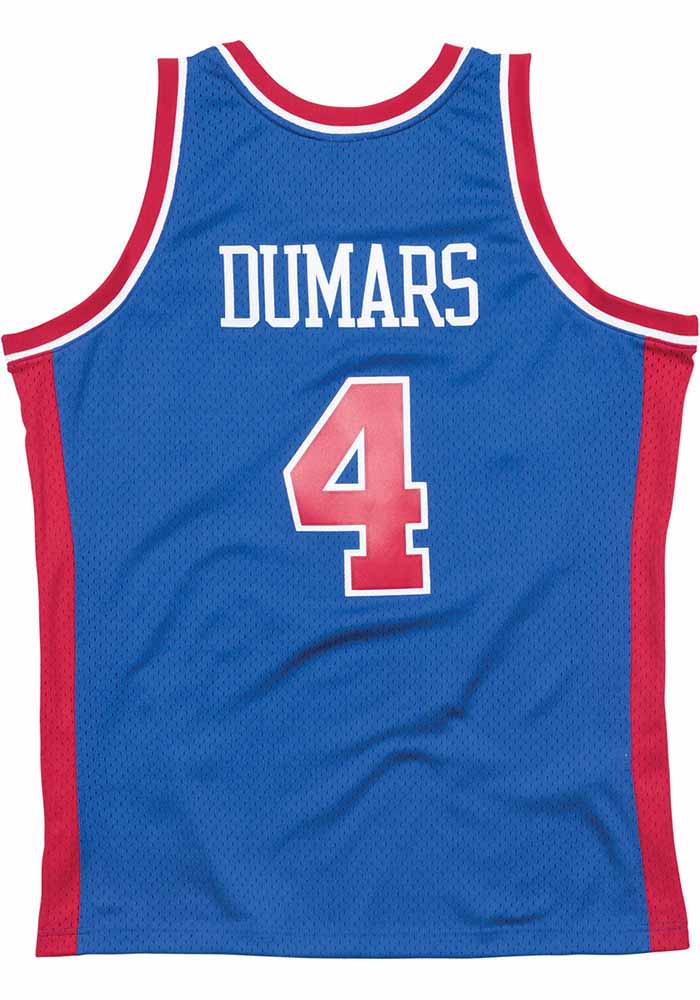 Joe Dumars Detroit Pistons Mitchell and Ness BLUE 88-89 Road