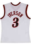 Mitchell & Ness Allen Iverson Philadelphia 76ers Swingman Jersey - White, Size Large