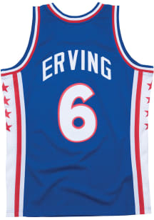 Julius Erving Philadelphia 76ers Mitchell and Ness 76-77 Road Swingman Jersey