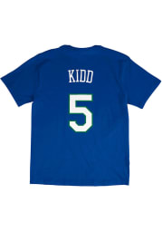 Jason Kidd Dallas Mavericks Blue Name And Number Short Sleeve Player T Shirt