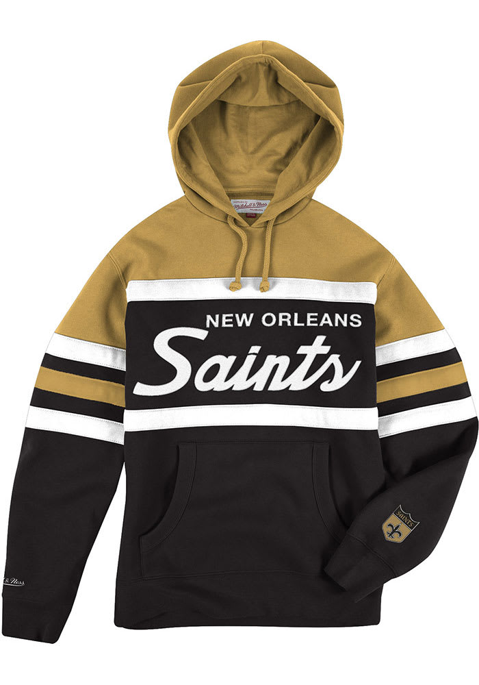 New Orleans Saints Block Arch Wordmark NFL Hoodie