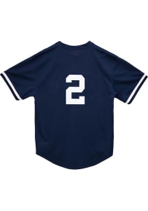 Derek Jeter New York Yankees Mitchell and Ness 1995 Authentic BP Cooperstown Jersey - Navy Blue