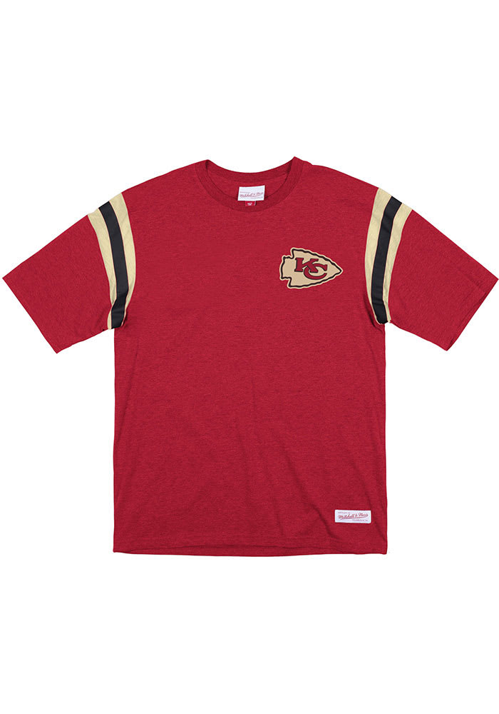 Mitchell and Ness Kansas City Chiefs Red Extra Innings Short Sleeve Fashion T Shirt
