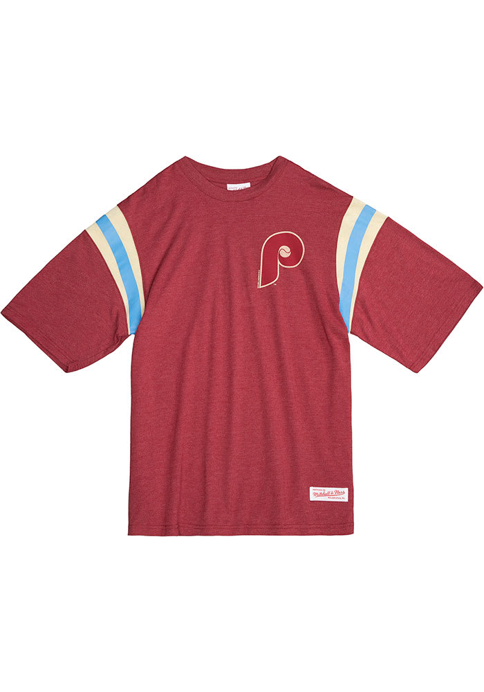 47 Philadelphia Phillies Burgundy 1980 World Series logo shirt