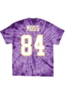 Randy Moss Minnesota Vikings Purple NN Spider Short Sleeve Fashion Player T Shirt