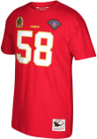 Derrick Thomas Kansas City Chiefs Red Name And Number Short Sleeve Player T Shirt