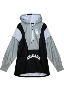 Mitchell and Ness Chicago White Sox Mens Black HIGHLIGHT REEL Pullover Jackets