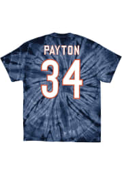 Walter Payton Chicago Bears Navy Blue NN Spider Short Sleeve Fashion Player T Shirt
