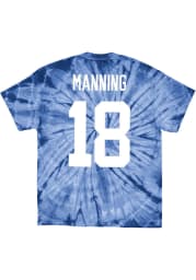 Peyton Manning Indianapolis Colts Blue NN Spider Short Sleeve Fashion Player T Shirt